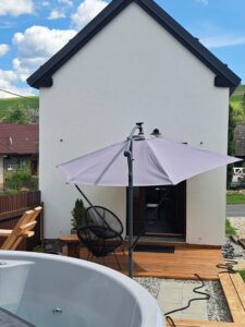 Tiny Cottage Slovakia terasa
